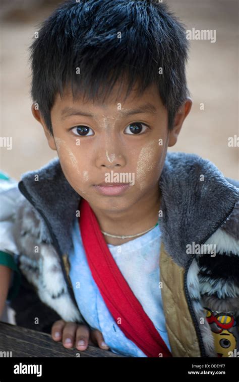 Portrait Of A Burmese Boy Mandalay Myanmar Stock Photo Alamy