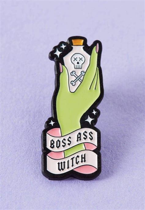Punky Pins Boss Ass Witch Pin Impericon De