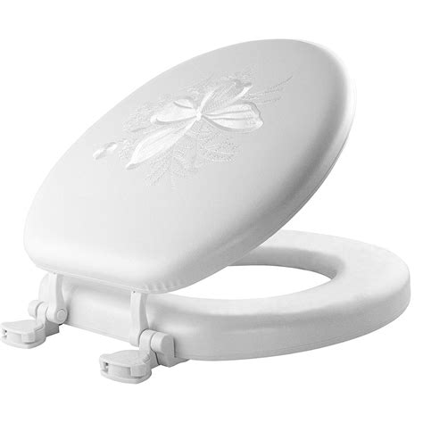 Mayfair Butterfly Embroidered Soft Toilet Seat With Easy Clean And Change