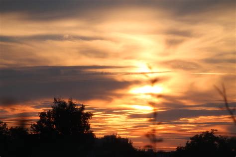 Sunset Evening Sky Clouds Summer Wallpapers Hd