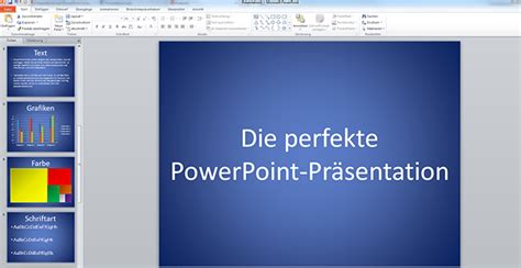 Dann sind sie hier genau richtig! Tipps und Tricks für die perfekte PowerPoint-Präsentation ...