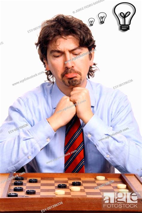 Businessman Playing Chess Stock Photo Picture And Low Budget Royalty