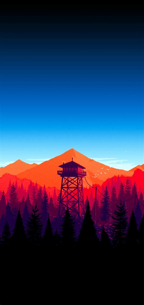 Minimalist Firewatch Wallpapers Top Free Minimalist Firewatch