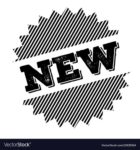 New Black Stamp Royalty Free Vector Image Vectorstock