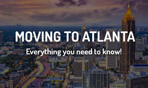 Things To Know Before Moving To Atlanta 2021 Guide