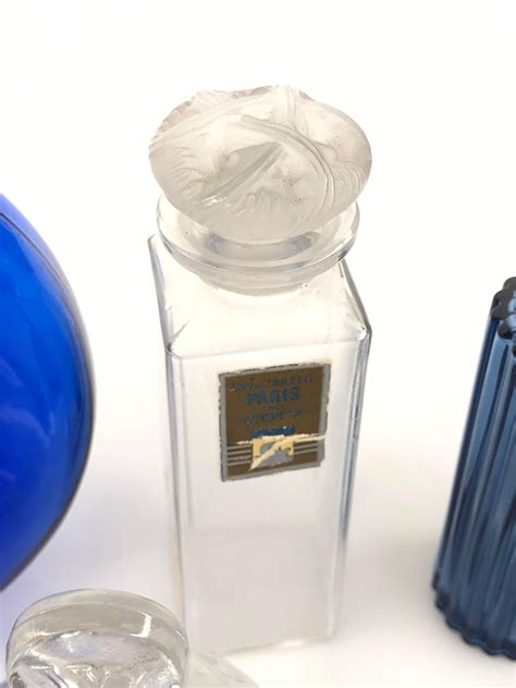 Lot 11pc Vintage R Lalique Perfume Bottles