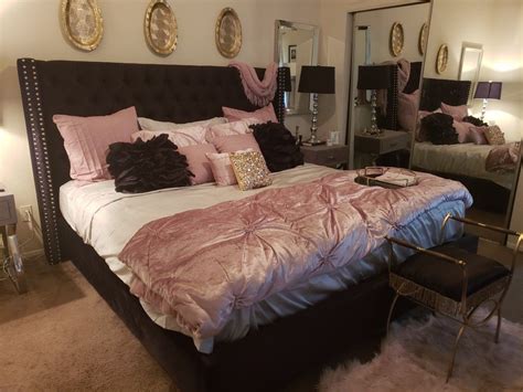Pink Gold And Black Bedding Bedding Design Ideas