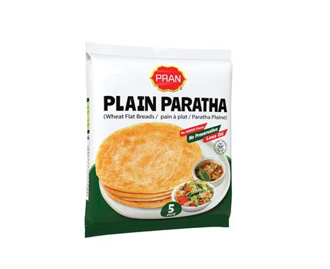 Snacks And Instant Foods Frozen Snacks Pran Plain Paratha 5pcs 400gm