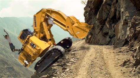 Dangerous Idiots Construction Excavator Trucks Heavy Equipment Fails