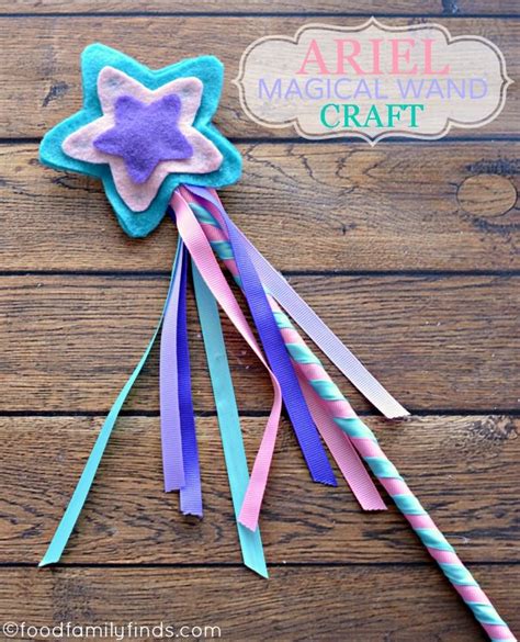 The Little Mermaid Ariel Magical Wand Craft Tutorial Magic Wand Craft
