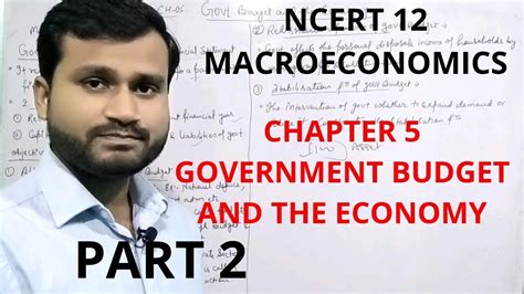Government Budget And The Economy Class 12 Macroeconomics Class 12