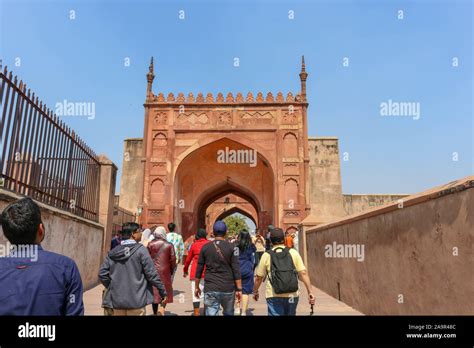 Inner Gateway Of Agra Fort Also Called Hathi Pol Elephant Gate
