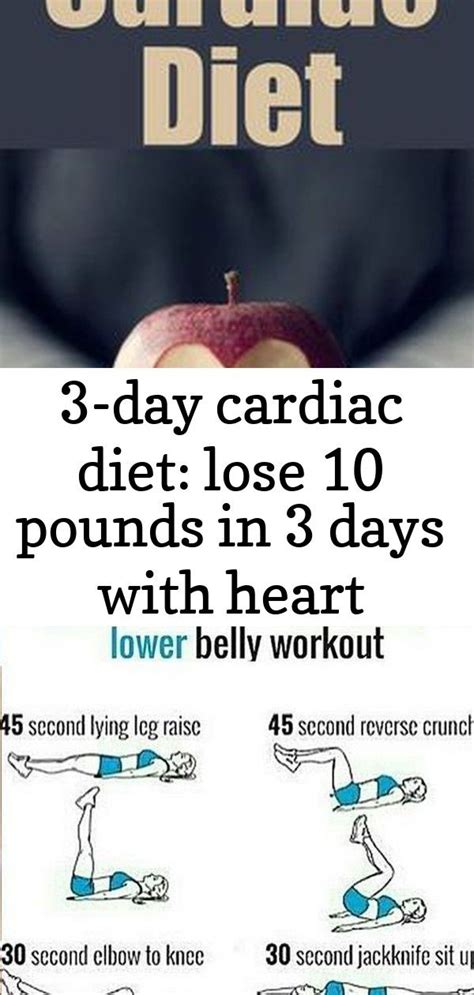 3 Day Cardiac Diet Lose 10 Pounds In 3 Days With Heart Healthy Foods 10