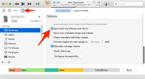 5if you want itunes to sync your iphone automatically whenever you connect it to your computer, select the automatically sync when this iphone is try plugging it into one of the usb ports on your computer instead. How To Sync Your iPhone With iTunes Wirelessly With Wi-Fi