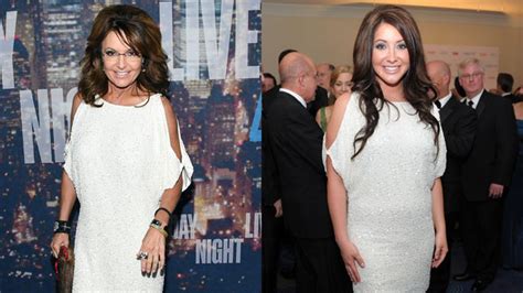Sarah Palin Borrows Her Daughter Bristols Dress To Go To Snl 40