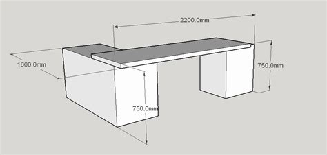 L Shaped Desk Dimensions L Shape Walnut Writing Desk Computer Table