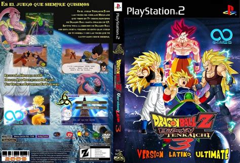 Dragon ball z budokai tenkaichi 3 playstation 2 game file size: Dragon Ball Z Budokai Tenkaichi 3 latino PlayStation 2 Box Art Cover by Juan666