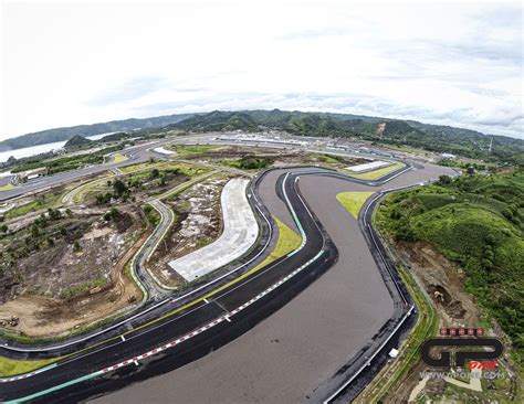 Motogp The Mandalika Circuit Seen From The Sky With A Drone