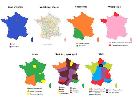 Ways To Divide France More Stereotype Maps Maps On The Web