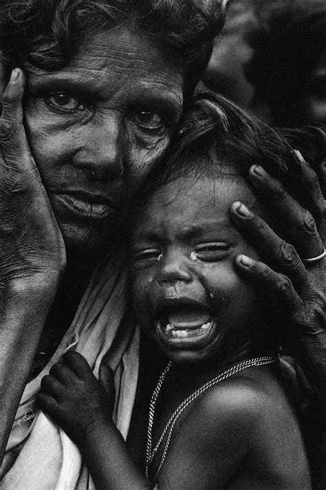 A Mother And Her Child In A Refugee Camp From The War In Bangladesh