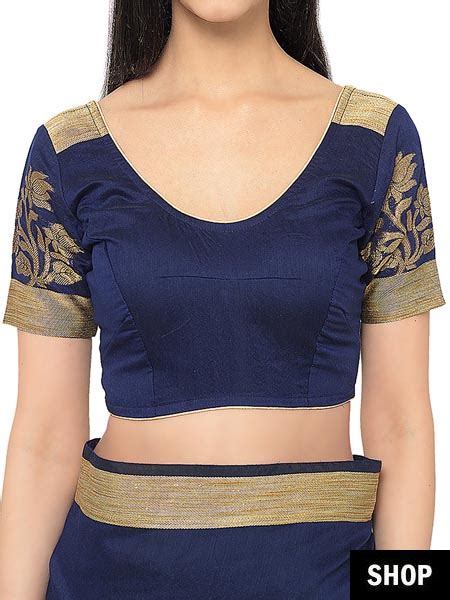 7 Saree Blouse Designs For Women With A Small Bust The Ethnic Soul