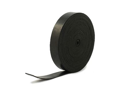 Solid Neoprene Black Rubber Strip 15mm Wide X 1mm Thick X 5m Long
