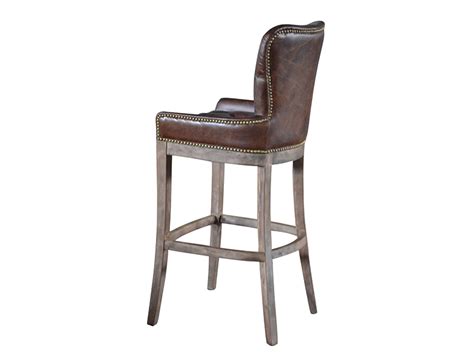 What backrest style should i choose in my bar stools? Leather Bar Stool