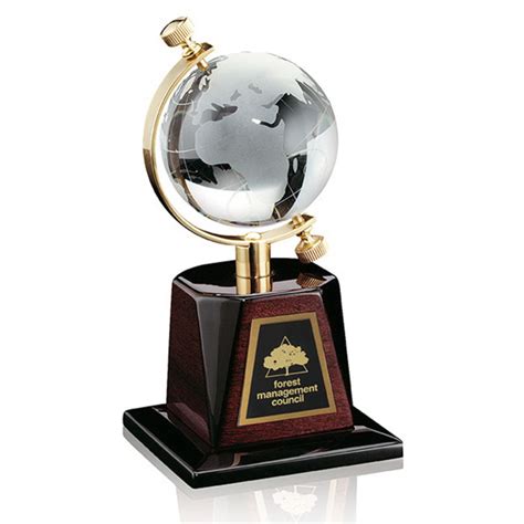 Crystal Globe Awardtrophies Kryash Malaysia Premium Ts Premium