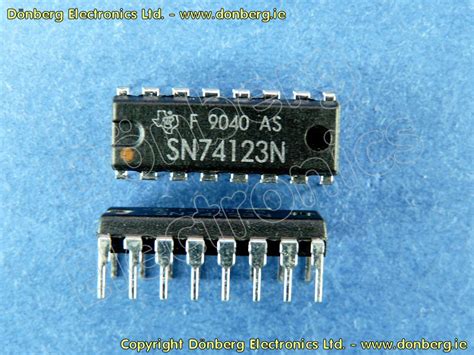 Semiconductor Sn74123 Sn 74123 Dual Retrmonostable