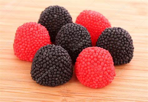 Red And Black Candy Berries — Stock Photo © Belchonock 6677428