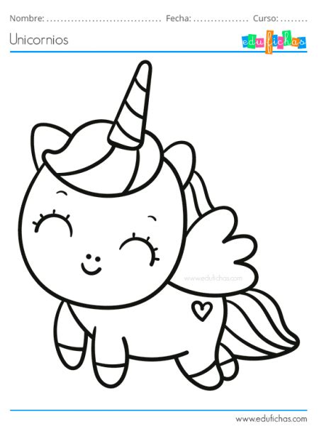 Dibujos Para Colorear De Unicornios Descargar Libro Para Colorear