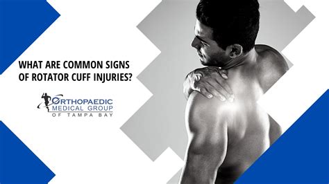 What Are Common Signs Of Rotator Cuff Injuries OMG Tampa Bay