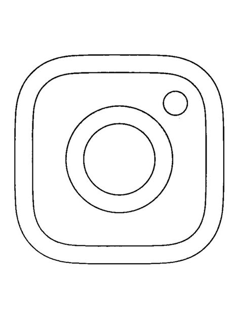 Instagram Logo Coloring Page Funny Coloring Pages