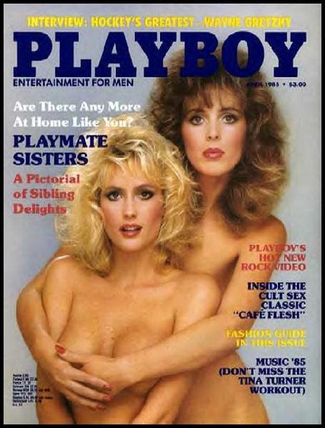 The Cover Playboy Magazine April Vol No