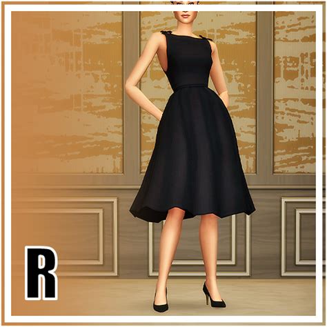 Download Sabrina Little Black Dress Create A Sim The Sims 4