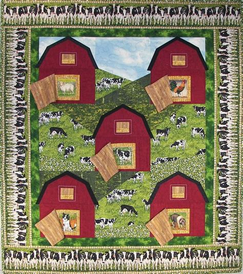 Barn Quilt Patterns Hillside Barns And Pastures Quilt Pattern Me 108
