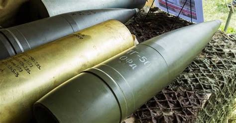 152mm Dana Howitzer Shells Donated By The Czechs To Ukraine