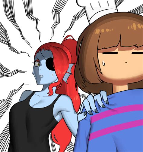 Undyne X Frisk By Hoodk On Deviantart