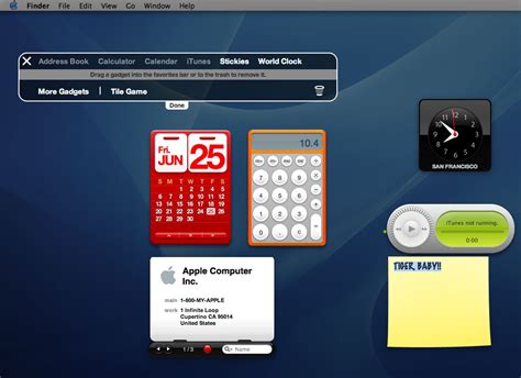 Screenshots Of Mac Os X 104 Tiger Appleinsider