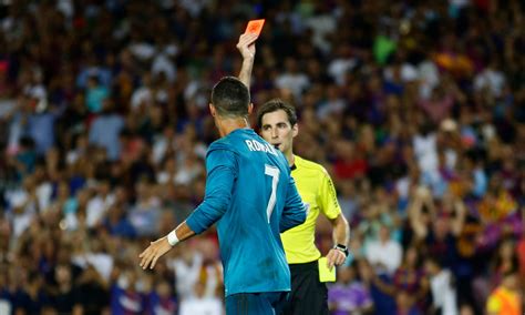 Cristiano Ronaldo Suspended Five Games For Shoving Referee During El