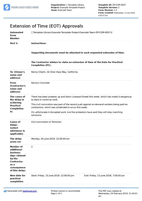 Notice of delay letter construction sample notice of delay letter construction sample.pdf attached is a sample work letter agreement for the construction of the tenant improvements in which is a 2.5 month delay, and the construction period has been extended budget letter. Project delay letter to client: Here's how to communicate ...