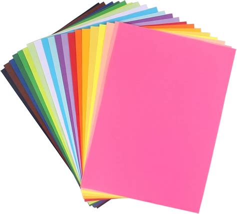 Color Copy Paper20 Colors Double Sided Lightweight A4 Kraft Paper Diy