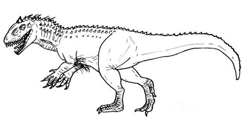 Pin On Indominus Rex Coloring Pages