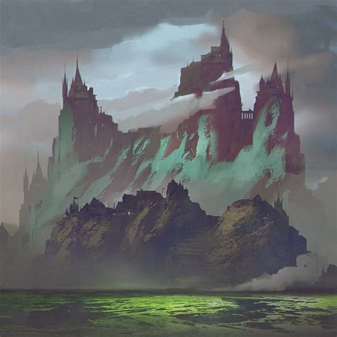 Medieval Fantasy Fort By Andy Walsh Imaginarycastles