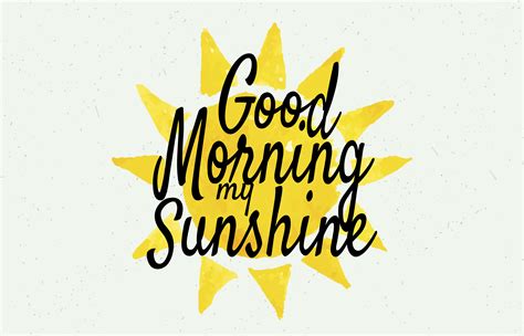 Are you looking for good morning inspirational quotes with images? Good Morning Sunshine Wall Art Poster - Download Free ...