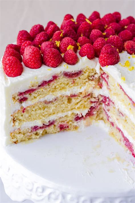 Lemon Raspberry Cake Layers Cooking For My Soul
