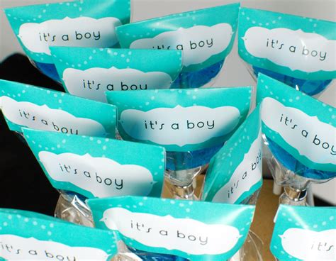 This Charming Candy Blue Baby Shower Favors