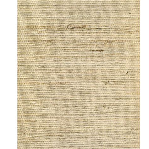The Wallpaper Company 36 In W Beige Textured Grasscloth Wallpaper