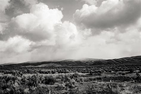 Free Images Black And White Clouds Cropland Fog Grass Field Hill