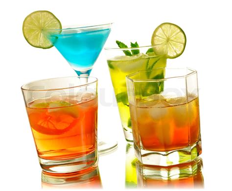 Assortment Of Cold Drinks Stock Image Colourbox